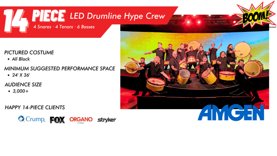 Gallery photo 26 of BOOM! Percussion Entertainment