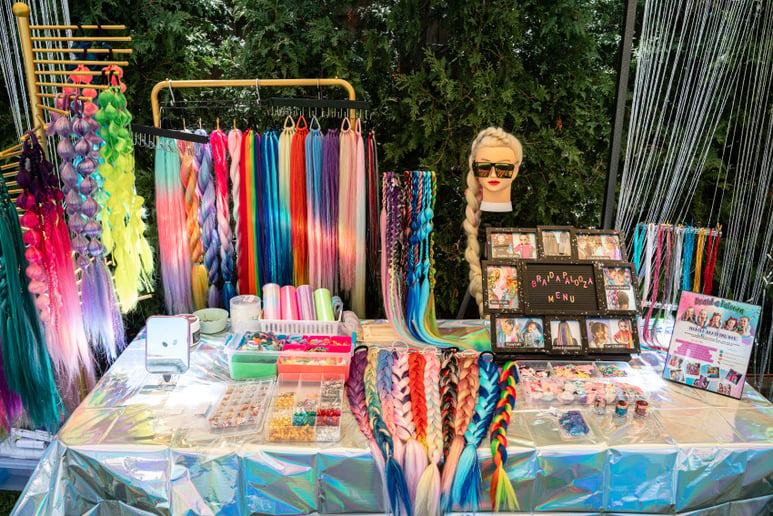 Gallery photo 9 of Braidapalooza Braids and Glitter Bar