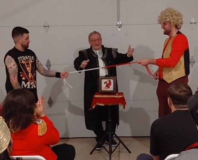 Gallery photo 4 of Bruce Bunnell, dragon master.