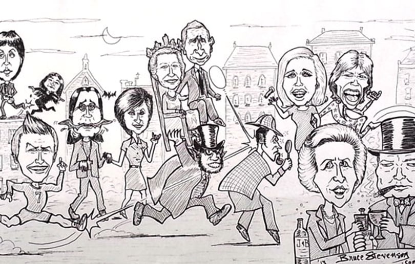 Gallery photo 5 of Bruce Stevenson - Caricaturist & Musician