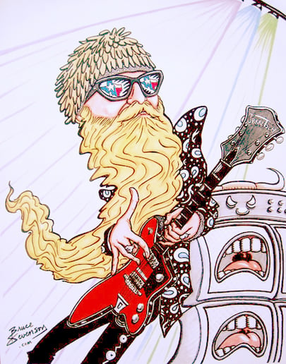 Gallery photo 7 of Bruce Stevenson - Caricaturist & Musician