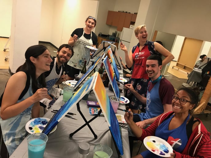 Gallery photo 2 of BrushCapades Paint Parties