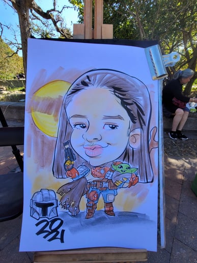 Gallery photo 4 of Brushstroke Caricatures