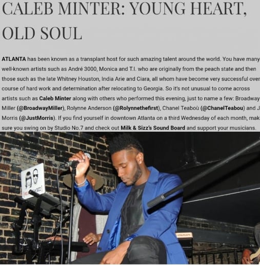Gallery photo 7 of Caleb Minter Music