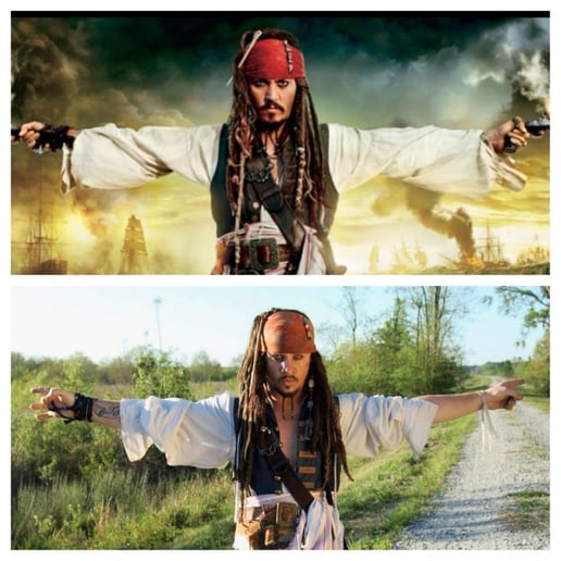Gallery photo 6 of Captain Jack Sparrow Impersonator