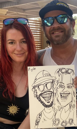 Gallery photo 3 of Caricature Artist, Kyle Levy