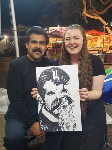 Gallery photo 7 of CartoonCaravan, Caricatures by Ben