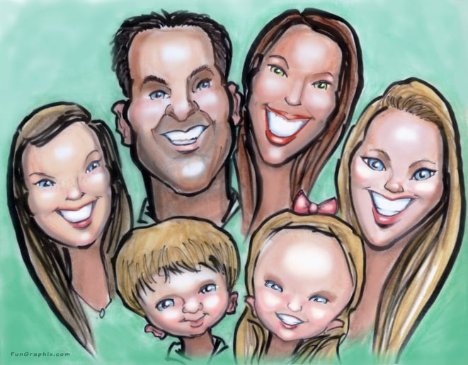 Gallery photo 2 of Caricatures by Kevin & Friends