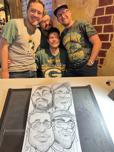 Gallery photo 2 of Caricatures by the Funny Drawing Guy