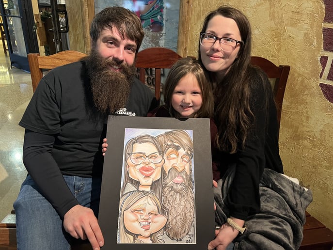 Gallery photo 6 of Caricatures by the Funny Drawing Guy