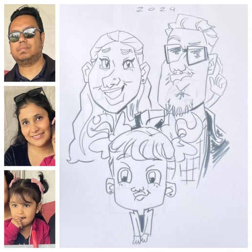 Gallery photo 4 of Caricatures within a matter of minutes