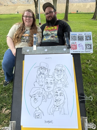 Gallery photo 1 of Caricatures within a matter of minutes