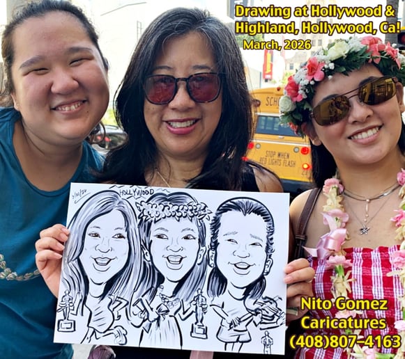 Gallery photo 5 of Caricaturist Nito Gomez