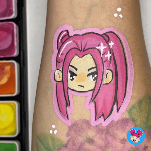 Gallery photo 3 of Carolina The Doodler Face Painting