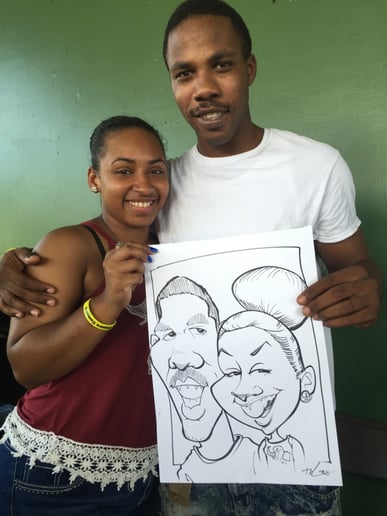 Gallery photo 1 of Carrotcatchers Caricature Entertainment