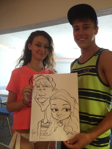 Gallery photo 2 of Carrotcatchers Caricature Entertainment
