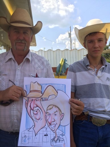 Gallery photo 3 of Carrotcatchers Caricature Entertainment