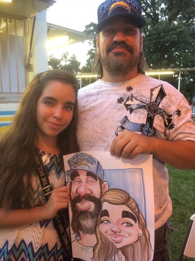 Gallery photo 4 of Carrotcatchers Caricature Entertainment