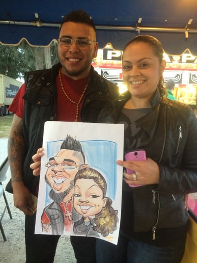Gallery photo 5 of Carrotcatchers Caricature Entertainment