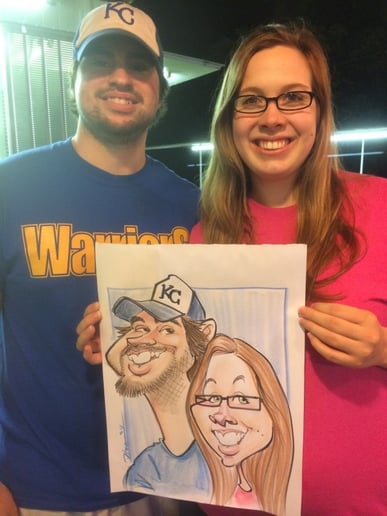 Gallery photo 7 of Carrotcatchers Caricature Entertainment