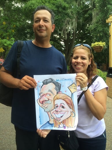 Gallery photo 9 of Carrotcatchers Caricature Entertainment