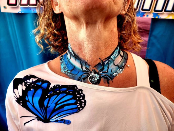Gallery photo 7 of Cascading Colors Face Art