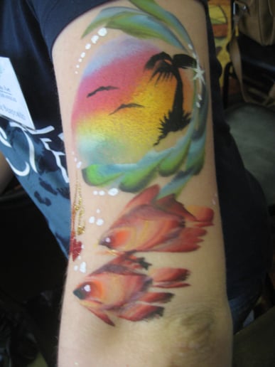 Gallery photo 1 of Cat's Fantasy Face Painting