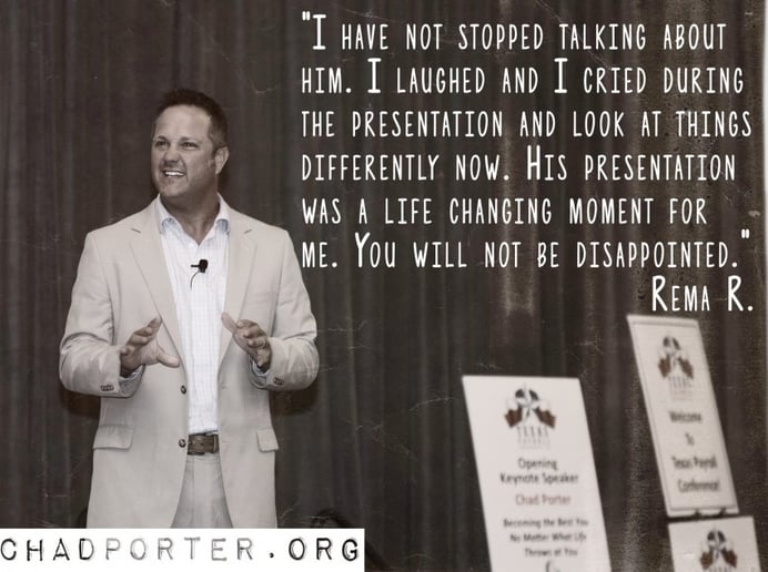 Gallery photo 5 of Chad Porter, Motivational Speaker and Best Selling Author