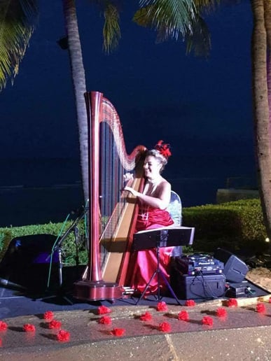 Gallery photo 2 of Chiara Capobianco harpist for events