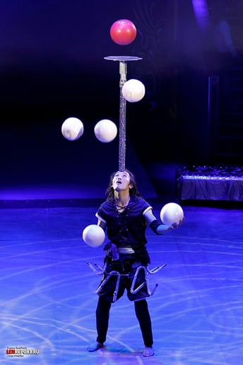 Gallery photo 2 of Chinese Pole Act and Big Ball Juggling Act