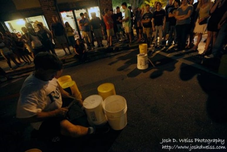 Gallery photo 1 of Chris "BucketMan" Harris, Bucket Drummer