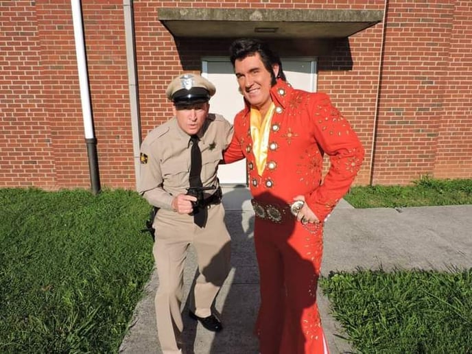Gallery photo 41 of Chuck Ayers, Charlotte's Voice of Elvis & Stars & Stripes DJ Services