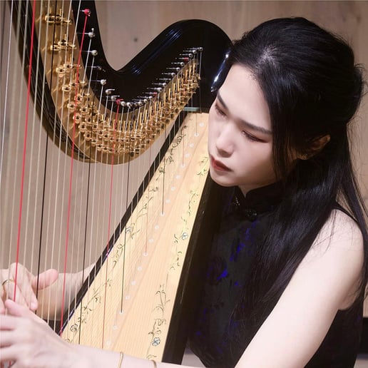 Gallery photo 1 of Aria Li, Church, Wedding, Orchestra Harpist