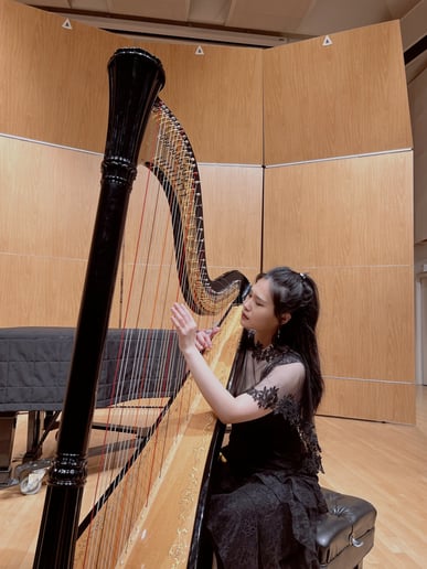Gallery photo 4 of Aria Li, Church, Wedding, Orchestra Harpist