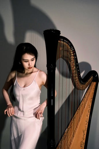 Gallery photo 8 of Aria Li, Church, Wedding, Orchestra Harpist