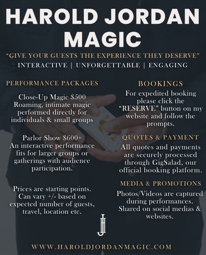 Gallery photo 3 of Harold Jordan Magic