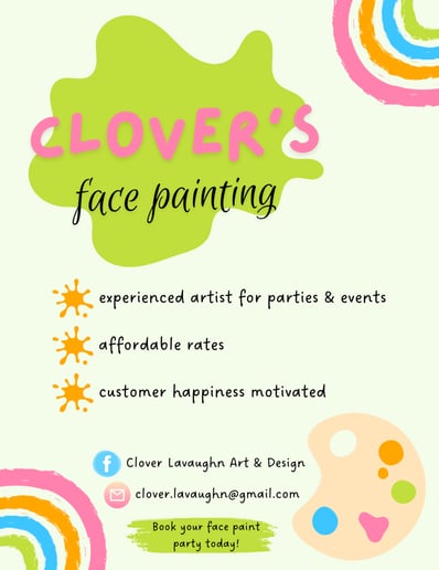Gallery photo 1 of Clover's Face Painting