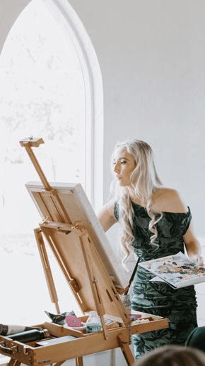 Gallery photo 6 of Colleen Nicole Designs-Live Wedding and Event Painting