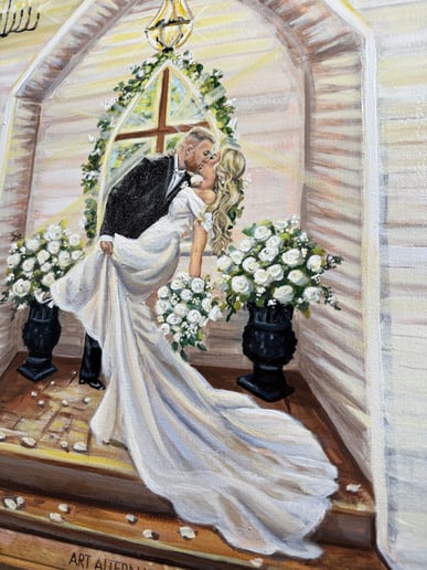 Gallery photo 7 of Colleen Nicole Designs-Live Wedding and Event Painting