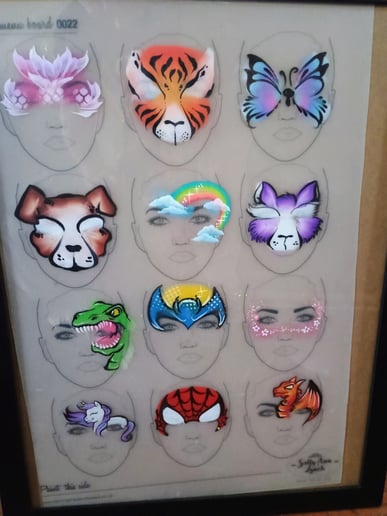 Gallery photo 1 of Color with Chrissy Face Art