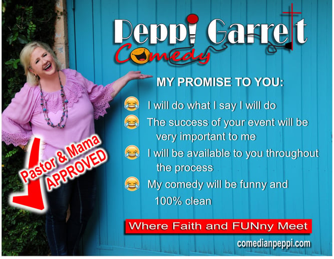 Gallery photo 6 of Peppi Garrett - Comedian & Keynote Speaker