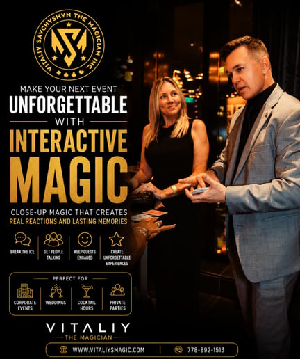Gallery photo 2 of Vitaliy Savchyshyn - Corporate/Party Magician
