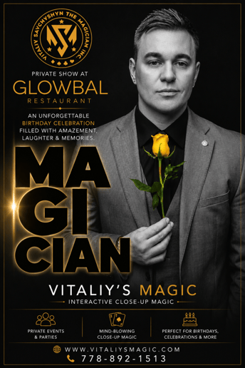 Gallery photo 4 of Vitaliy Savchyshyn - Corporate/Party Magician