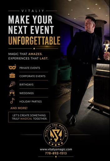 Gallery photo 8 of Vitaliy Savchyshyn - Corporate/Party Magician