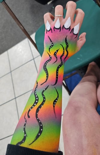 Gallery photo 2 of Cosmic Colors Face Painting