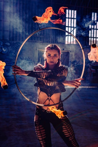 Gallery photo 3 of Cosmic Mickey- Hoop And Fire Dancer