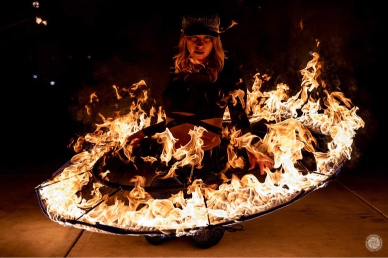 Gallery photo 4 of Cosmic Mickey- Hoop And Fire Dancer