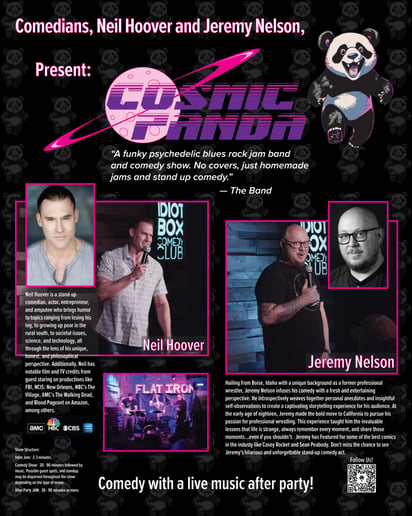 Gallery photo 1 of Cosmic Panda: A Comedy & Live Music Show