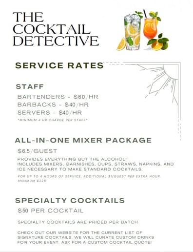 Gallery photo 2 of The Cocktail Detective