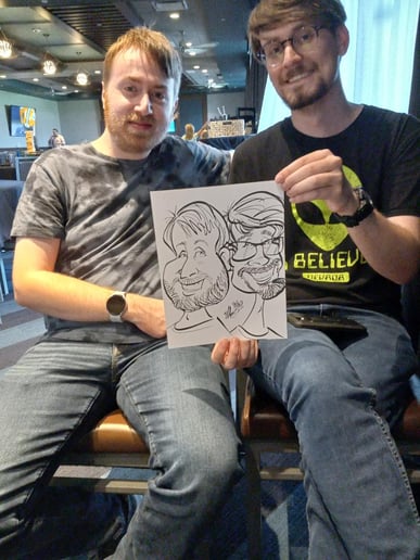 Gallery photo 1 of Crazy Fast Caricatures